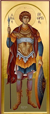 Byzantine icon of St. George
